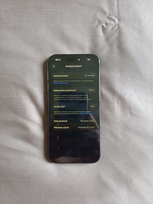 Iphone 15 pro 128gb czarny