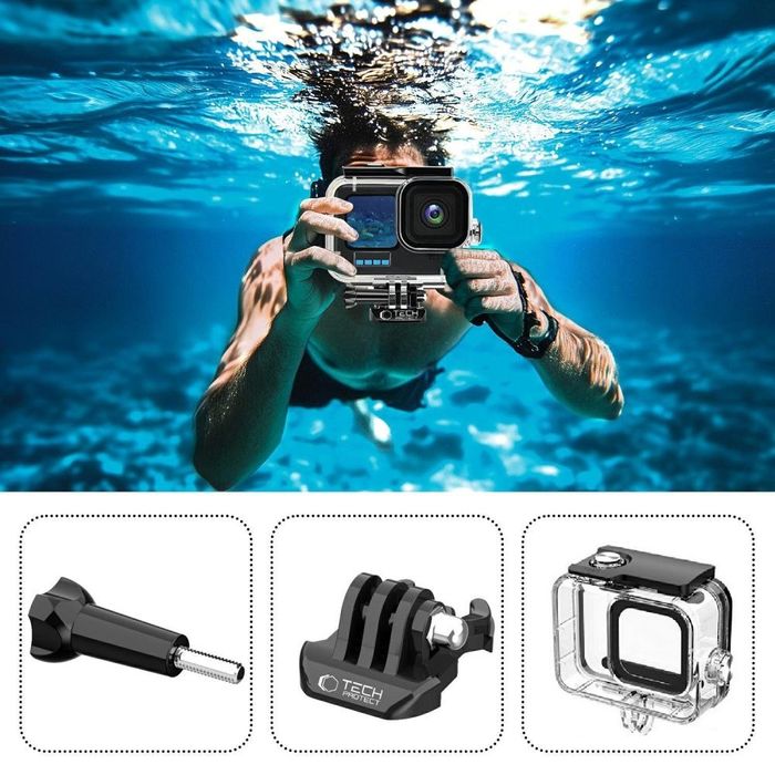Tech-Protect Ga200 Waterproof Case Gopro Hero 9 / 10 / 11 / 12 / 13