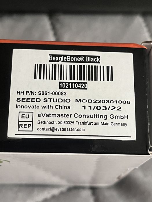 BeagleBone Black revC komputer jednopłytkowy