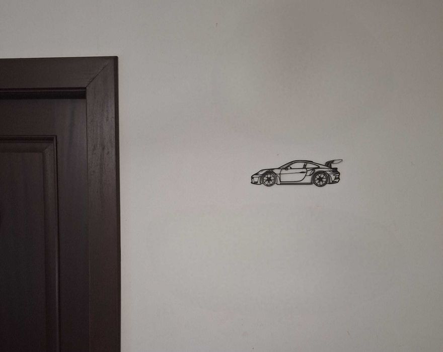 Quadro impresso 3d Carro desportivo