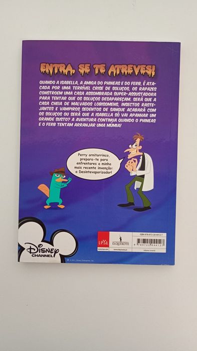 Livro phineas e Ferb Disney