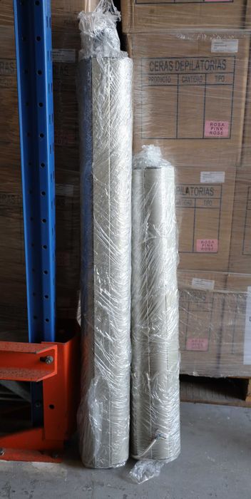 Estores elétricos em aluminio com motor, cor champanhe