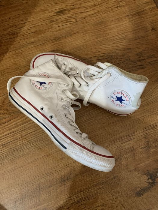 Конверси білі шкіряні 41 розмір |Converse