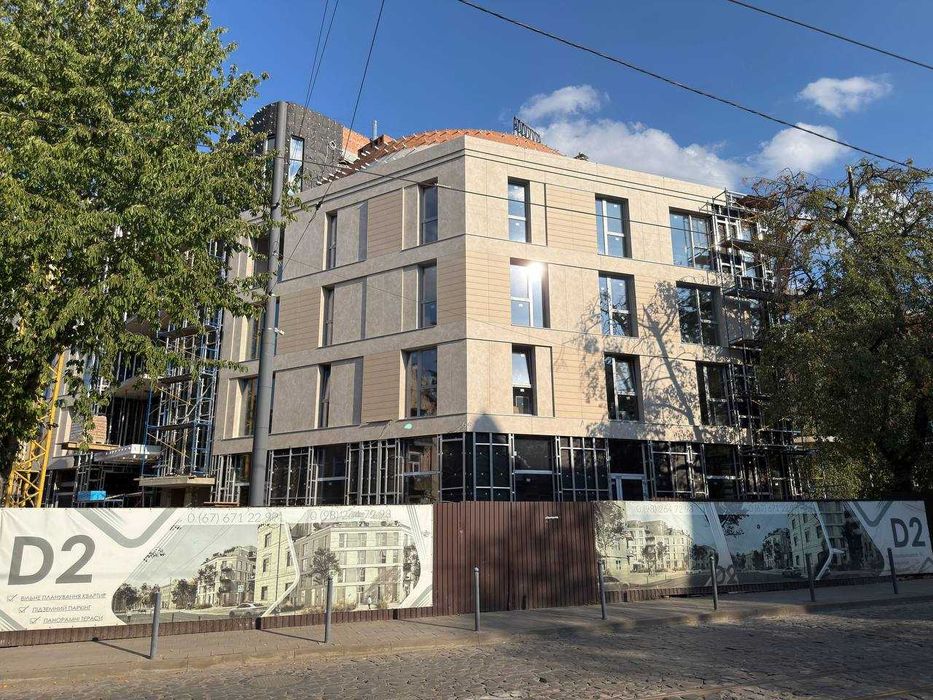 2 кімнатна квартира ЖК D2 з терасою 84м2 вул. Замарстинівська - Дашкевича Львів Шевченківський район