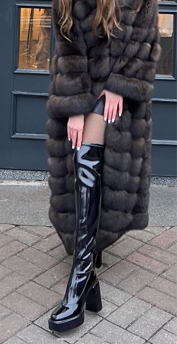 Ботфорты vitto rossi лаковые