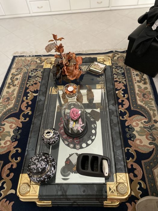 Mesas de apoio de vidro