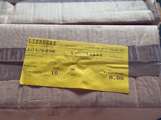 LIEBHERR LTM 1130 zestaw klocków hamulcowych 4 szt