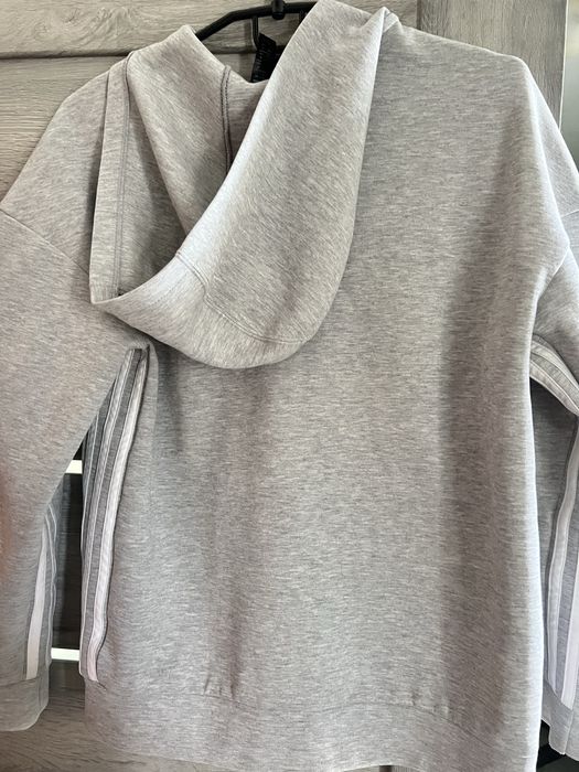 Підліткове зіп-худі Adidas Must Haves 3-Stripes Grey