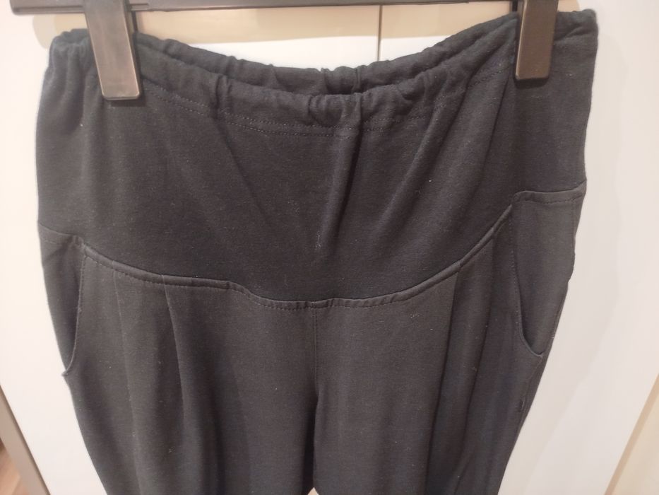Spodnie ciążowe eleganckie szerokie r. XL