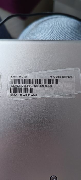 Notebook Acer Swift 1 jak nowy