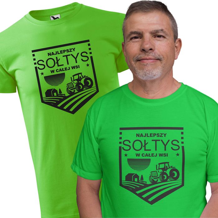 Koszulka dla SOŁTYSA | XS - 5XL | 24H | Zabawne nadruki | Aradena