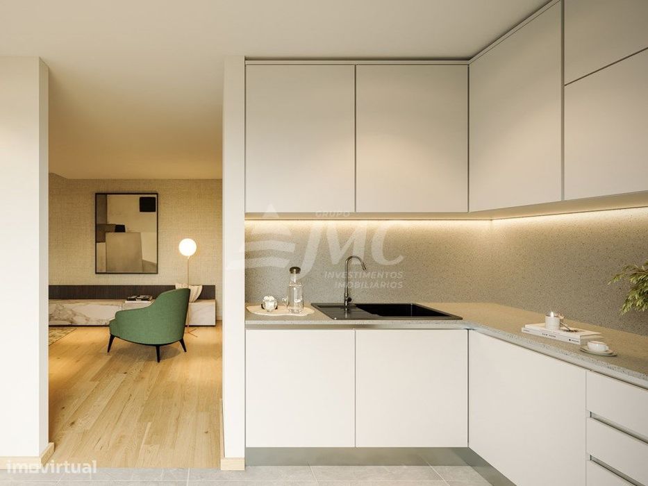 T2 com terraço a 500mts da Câmara - Maia - Centro