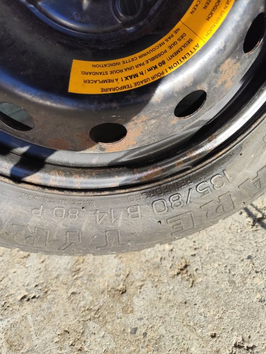 Pneu suplente 135/80 R14