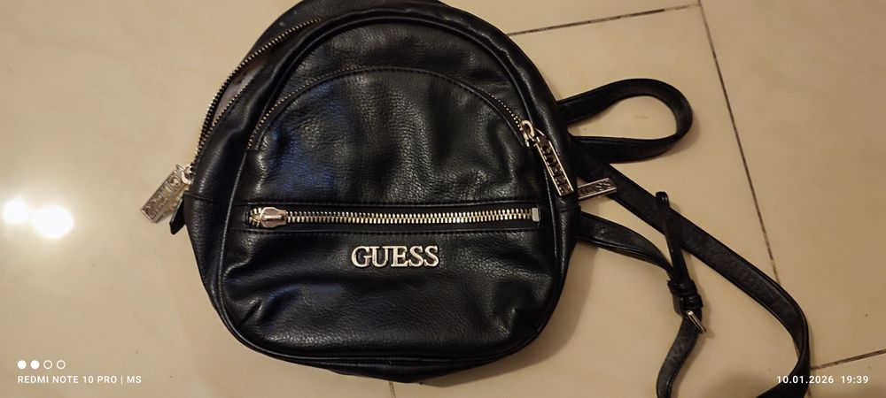 Plecak damski , skóropodobny - GUESS.