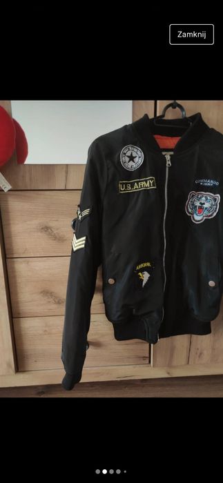 Kurtka bomberka na wiosnę/jesień