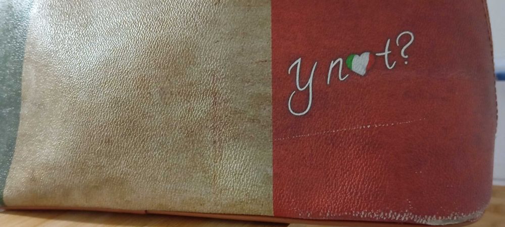 Italian bag "Ynot", never used