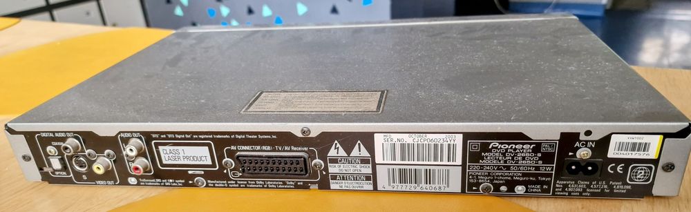 Odtwarzać Pioneer DV-2650