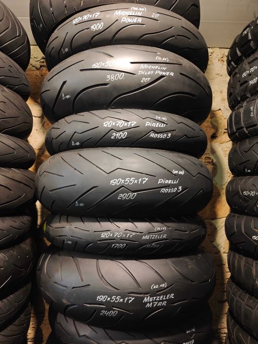 Мото шини комплект 120/70 160 180 60 190 200/ 50 55 R17