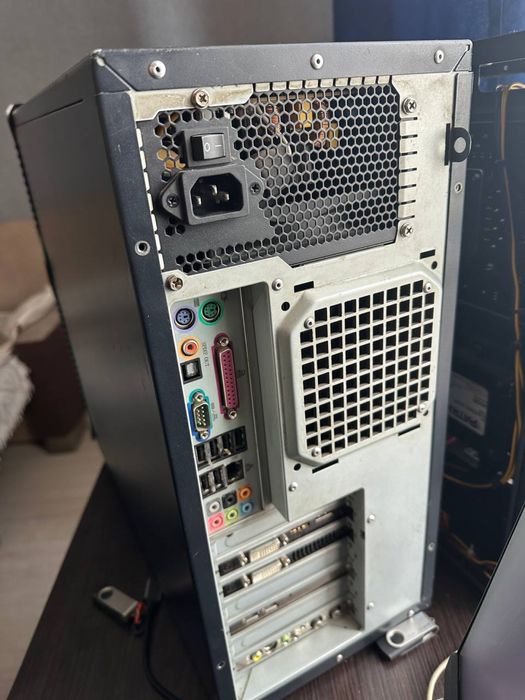 Настольный компьютер системный блок с ssd и hdd 1t/8gb рабочая лошадка