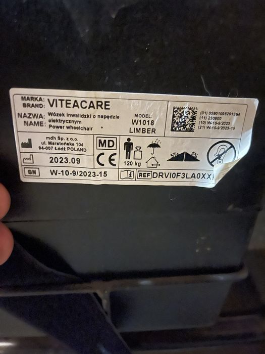 Wózek inwalidzki elektryczny