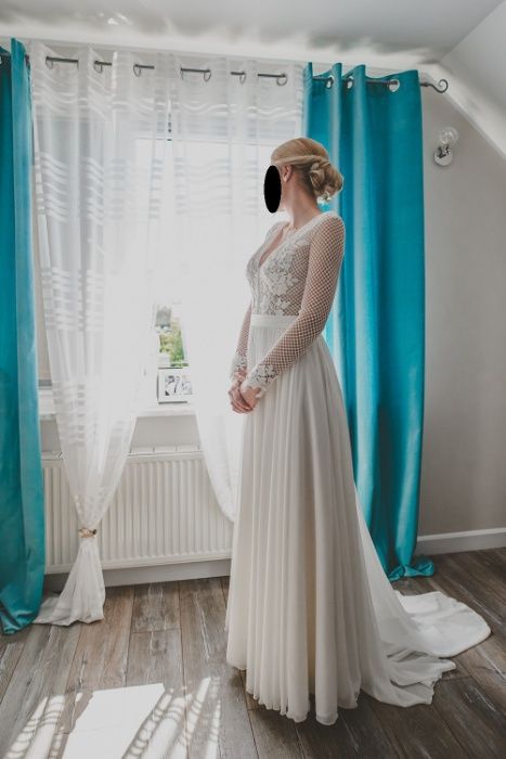 Unikatowa suknia ślubna czeka na swojego nowego nabywcę! r. 38