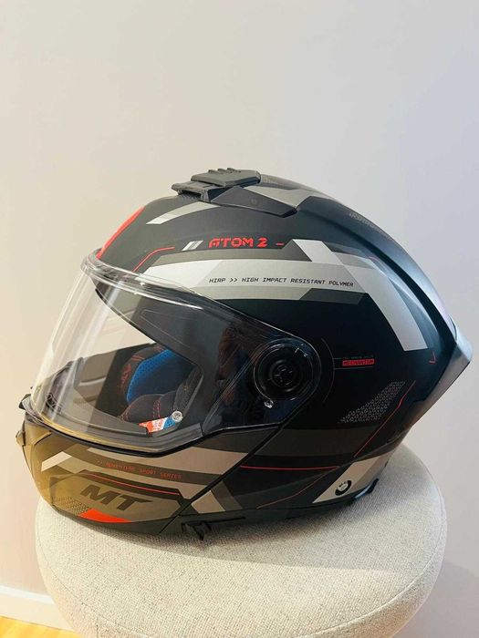 Szczękowy kask motocyklowy MT Atom 2 SV