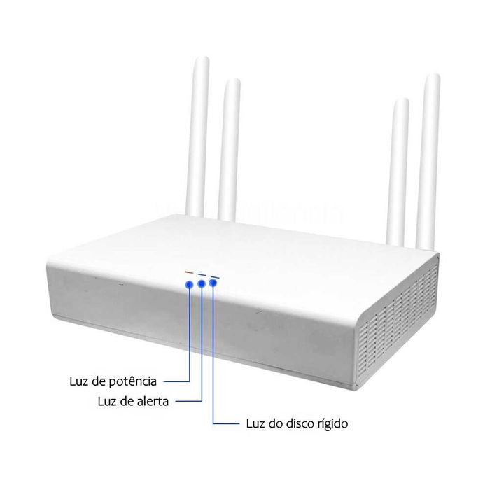 Conjunto 4 Câmaras FullHD ‼️ Sem Fios ‼️ Monitorização Pessoas