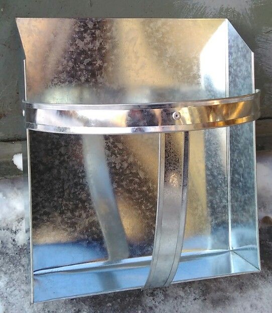 Совок двірника, оцинкований