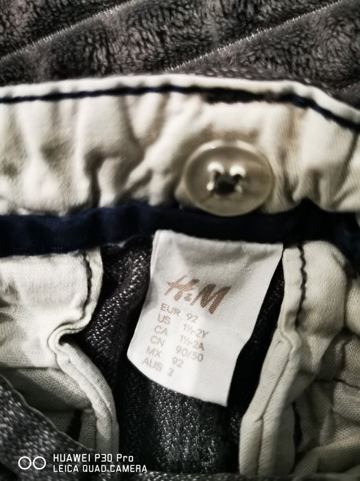 Spodnie dla chłopca z szelkami H&M 92