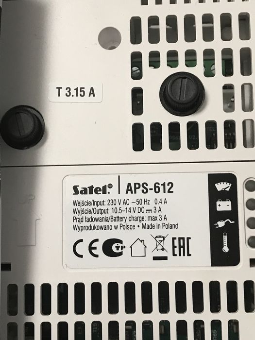 Zasilacz APS 612 SATEL .