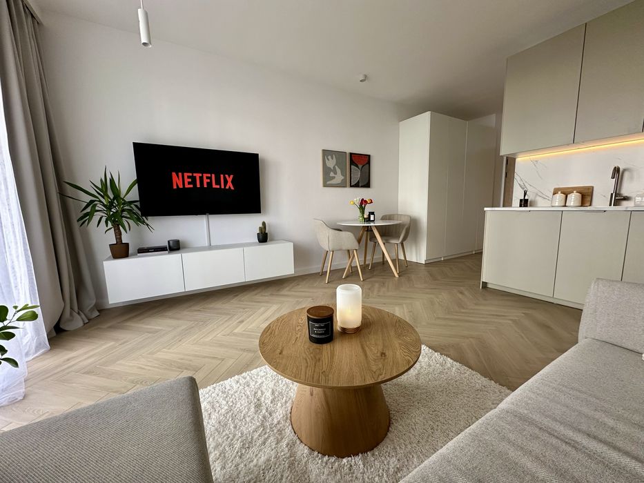 Nowoczesny apartament z ogródkiem  | Belg Apartamenty – Katowice