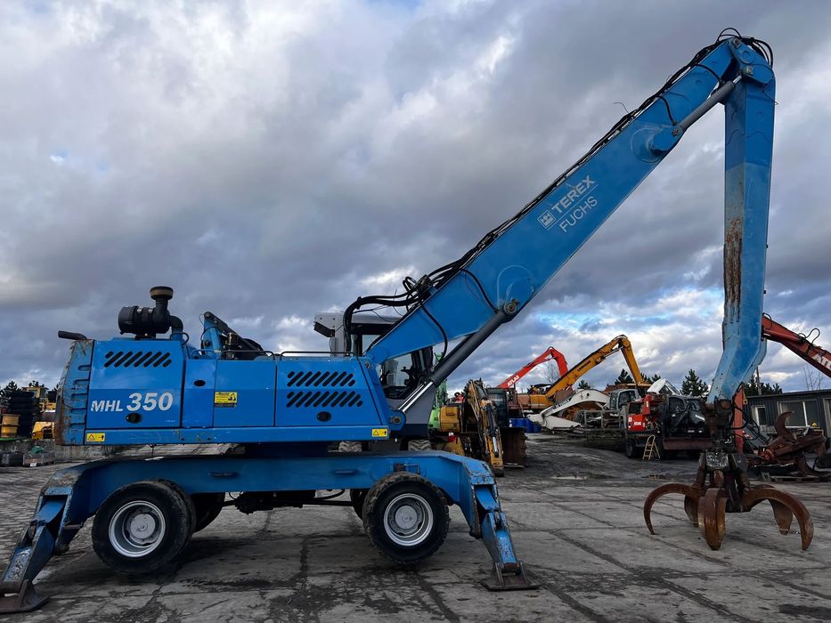 Fuchs MHL350D MHL 350 D + generator + chwytak  sennebogen 340 360