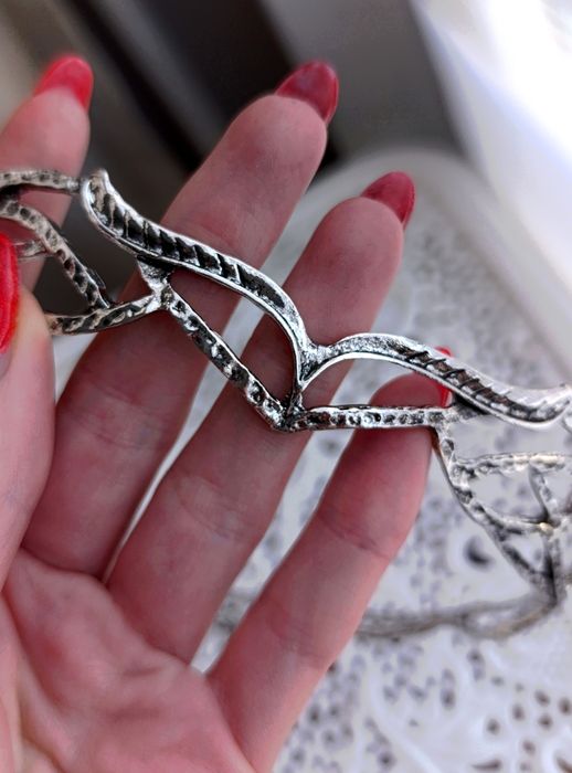 Elficka tiara srebrna LOTR cosplay