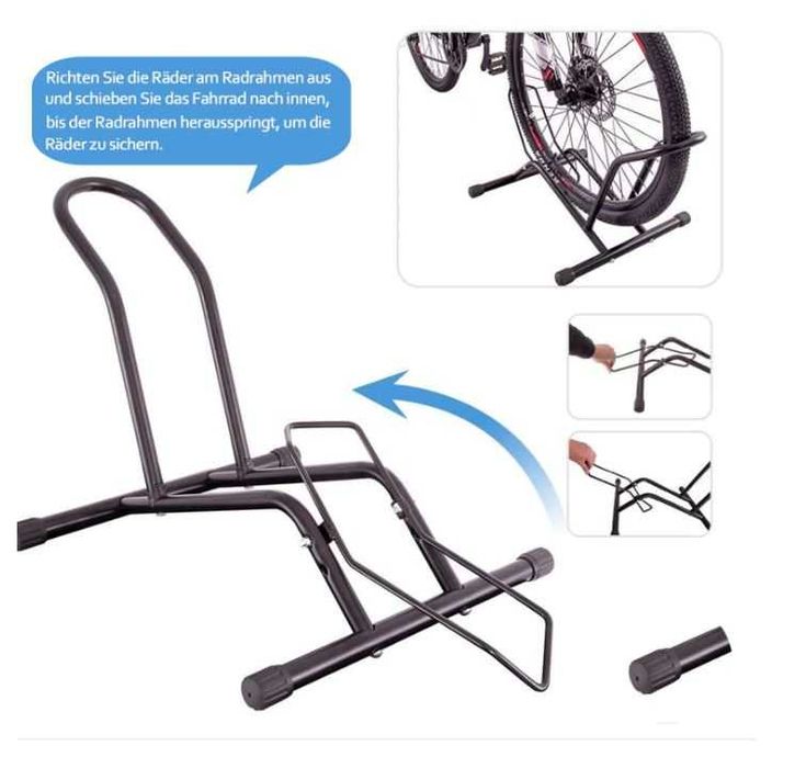 Stojak na rower, pasuje do rowerów w rozmiarze opon 16"-29"