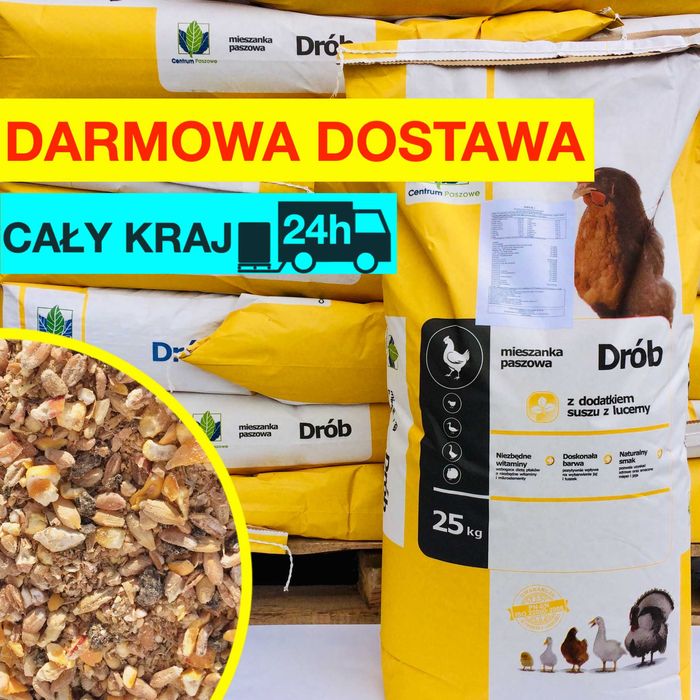 Pasza dla kur niosek Sypka 25kg pełnowartościowa karma dla kury nioski