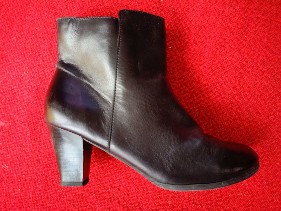 CLARKS COLECTIONl Botki roz UK.7 40 25,5cm Skóra Stan BDB Okazja
