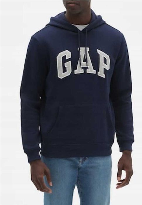 GAP Luksusowa BLUZA z kapturem granatowa super cena S