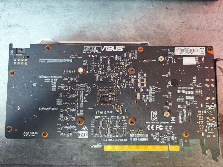 Asus Dual GTX 1060 OC