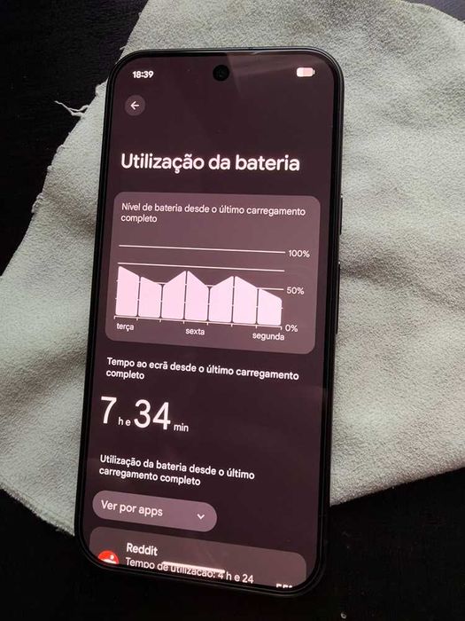 Google pixel 11 pro 256GB Obsidiana com capa e película instalada!