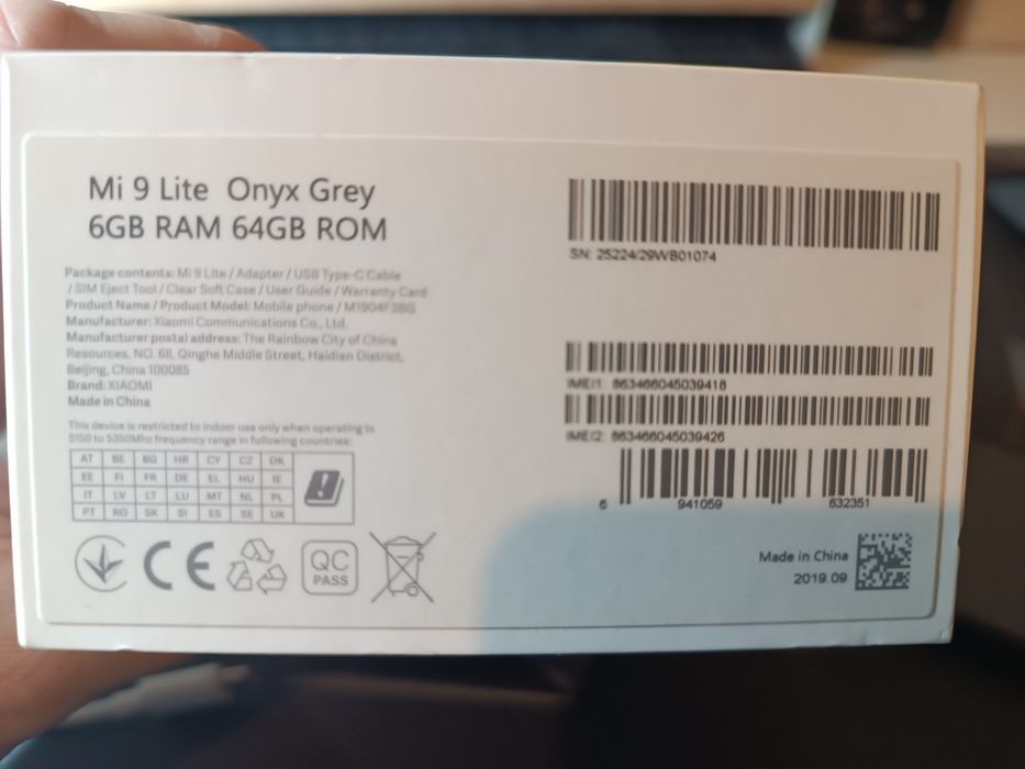 Smartfon Xiaomi Mi 9 Lite 6 GB ram 64 GB rom