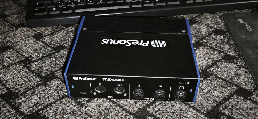 Аудіоінтерфейс, звукова карта Presonus studio 24c