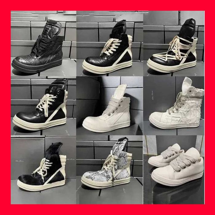 КРАЩА ЯКІСТЬ‼️ Кросівки Rick Owens Geobasket, Chrome Hearts, Pony Hair