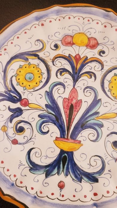 Piekna ozdobna Patera,Tależ Deruta