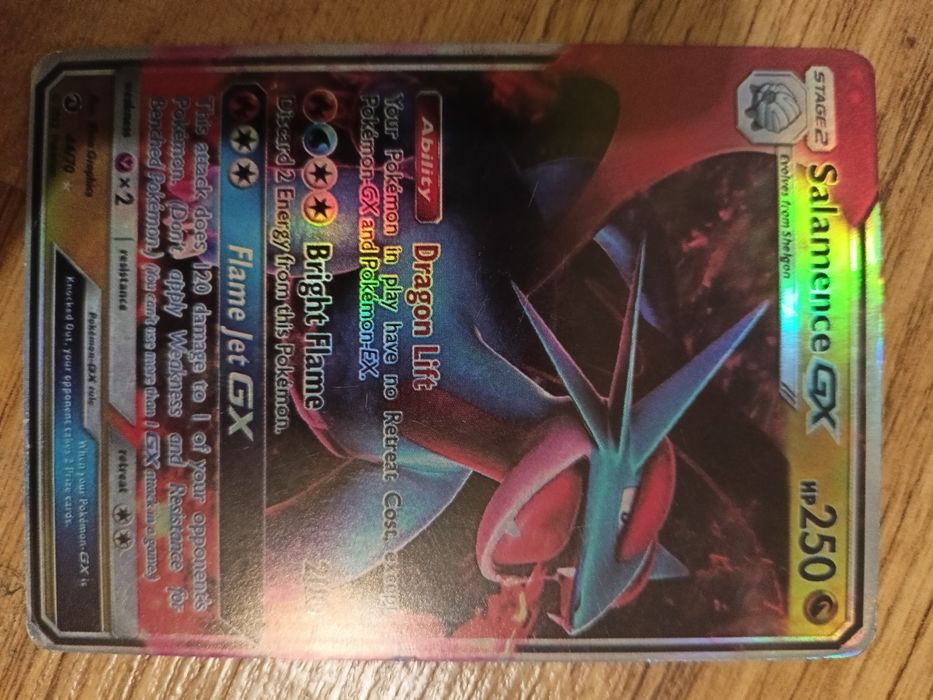 Karty pokemon Salamence i Charmander , Bulbasaur , Squirtle