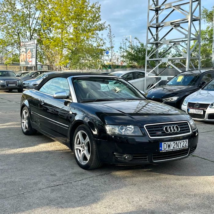 Audi A4 B6 Cabrio S-line Exclusive | 2.5 TDI 163KM | Automat | Bose | Xenon | Skóry | Navi | 2002