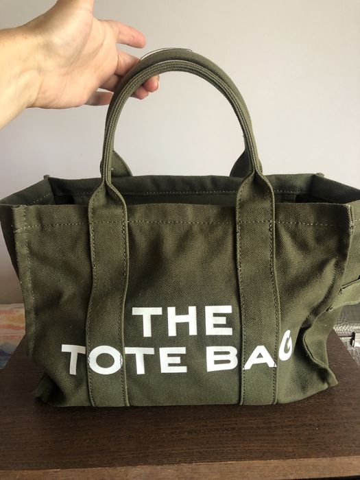 Torebka The Tote Bag kolor zielony khaki