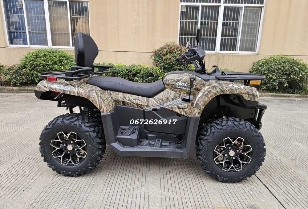 Інжекторний Квадроцикл SokMoto RAPTOR 450L EFI EPS Gen IIІ 4х4 Підігрів керма ЕПК Захист ричагів, захист дна Безкоштовна доставка до самого будинку