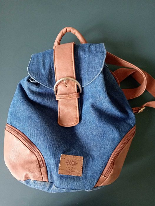 Рюкзак денім синій