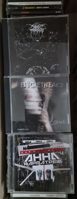 Диски Carnivore Type o negative Darkthrone Buckethead Анна