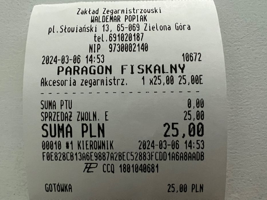 Zegarek męski Milan